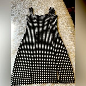 H&M Divided xs checkered dress